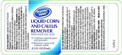 Pv Liquid Corn Callus Label